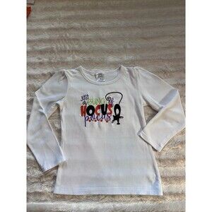 Girls Embroidered Long Sleeve Halloween Top Size 4